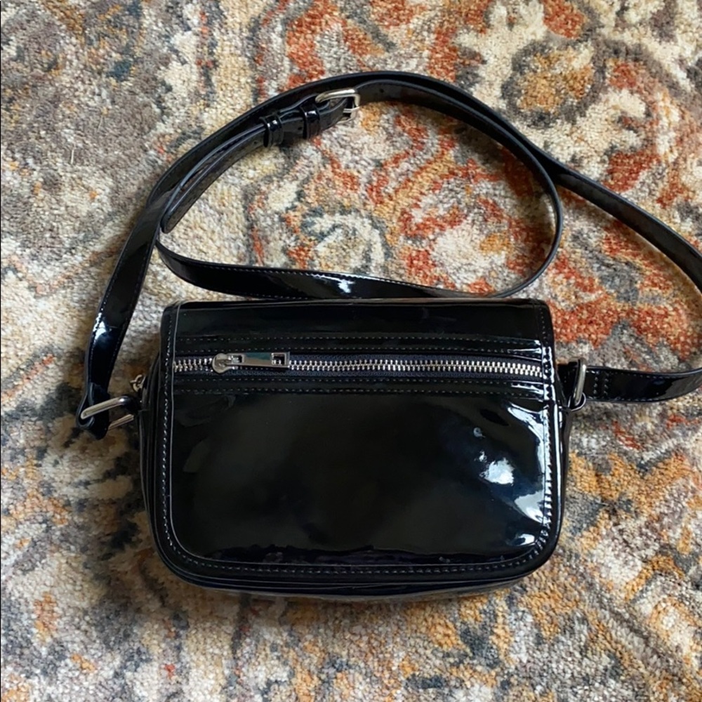 Nylon like Black Purse